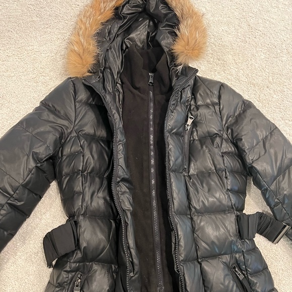 MARC NEW YORK, Andrew Marc Down WARM jacket with detachable fur lined hood - Picture 2 of 5